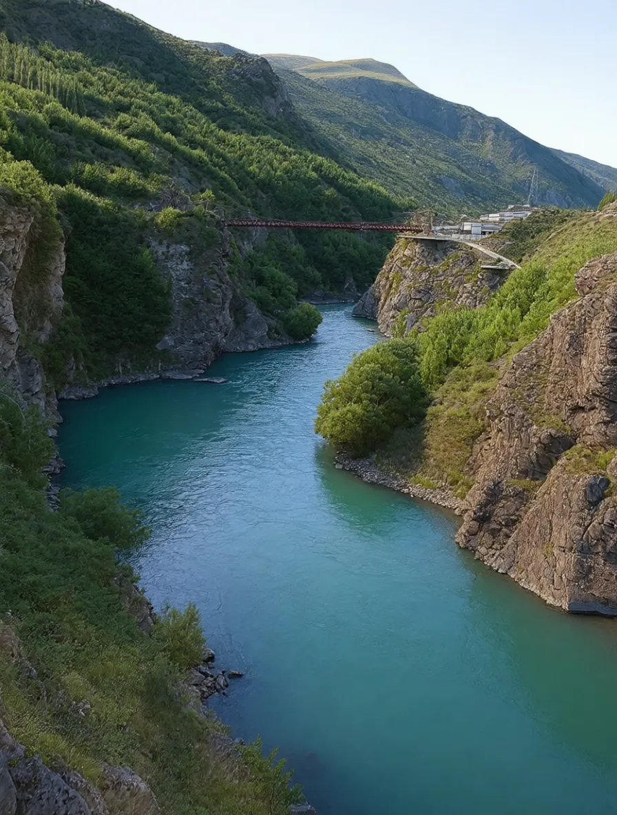 瓦卡蒂普湖 bungy jumping Kawarau River