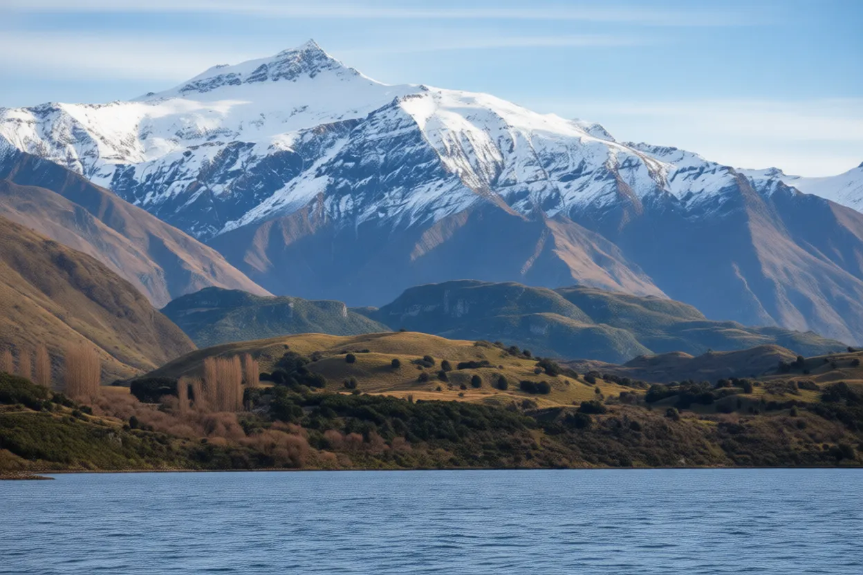 瓦纳卡孤树 Lake Wanaka shoreline