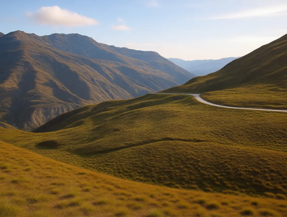 瓦纳卡湖 Crown Range Road