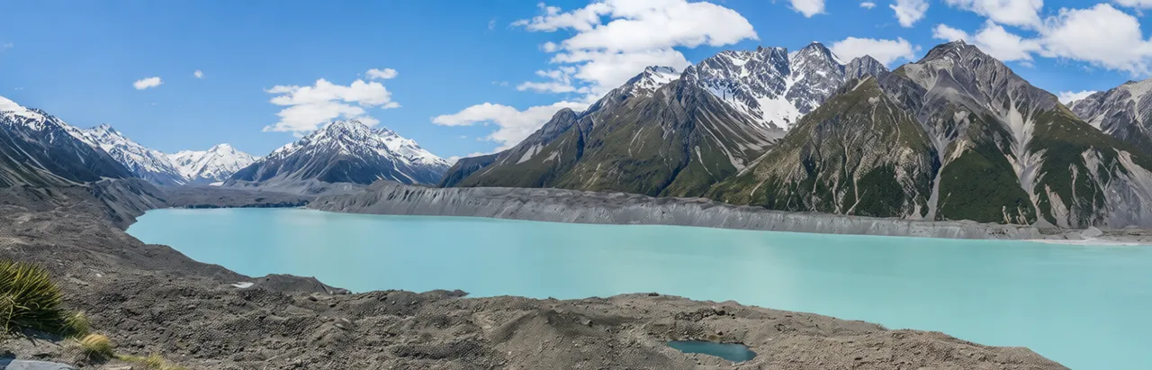 库克山 Tasman Glacier