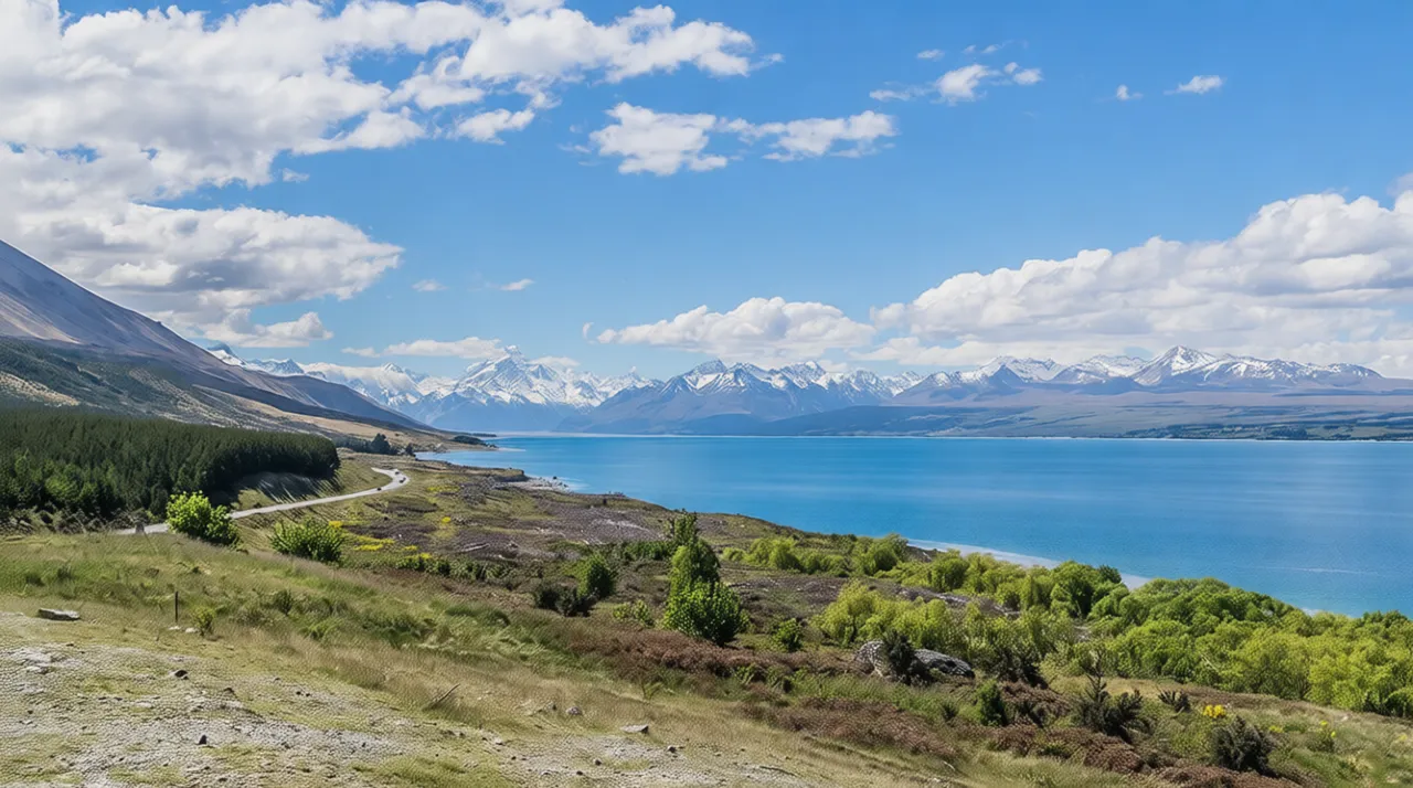 塔斯曼冰川 Lake Pukaki Mount Cook