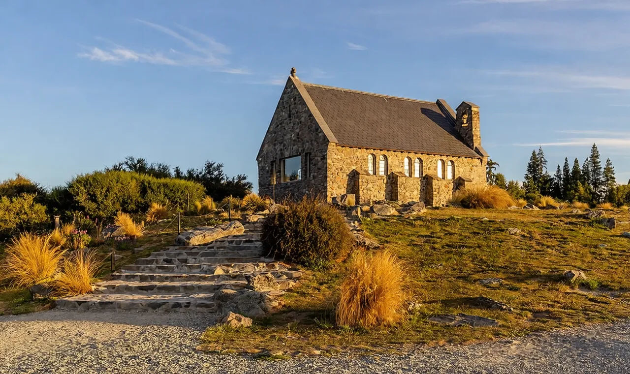 特卡波湖 Church of the Good Shepherd Lake Tekapo