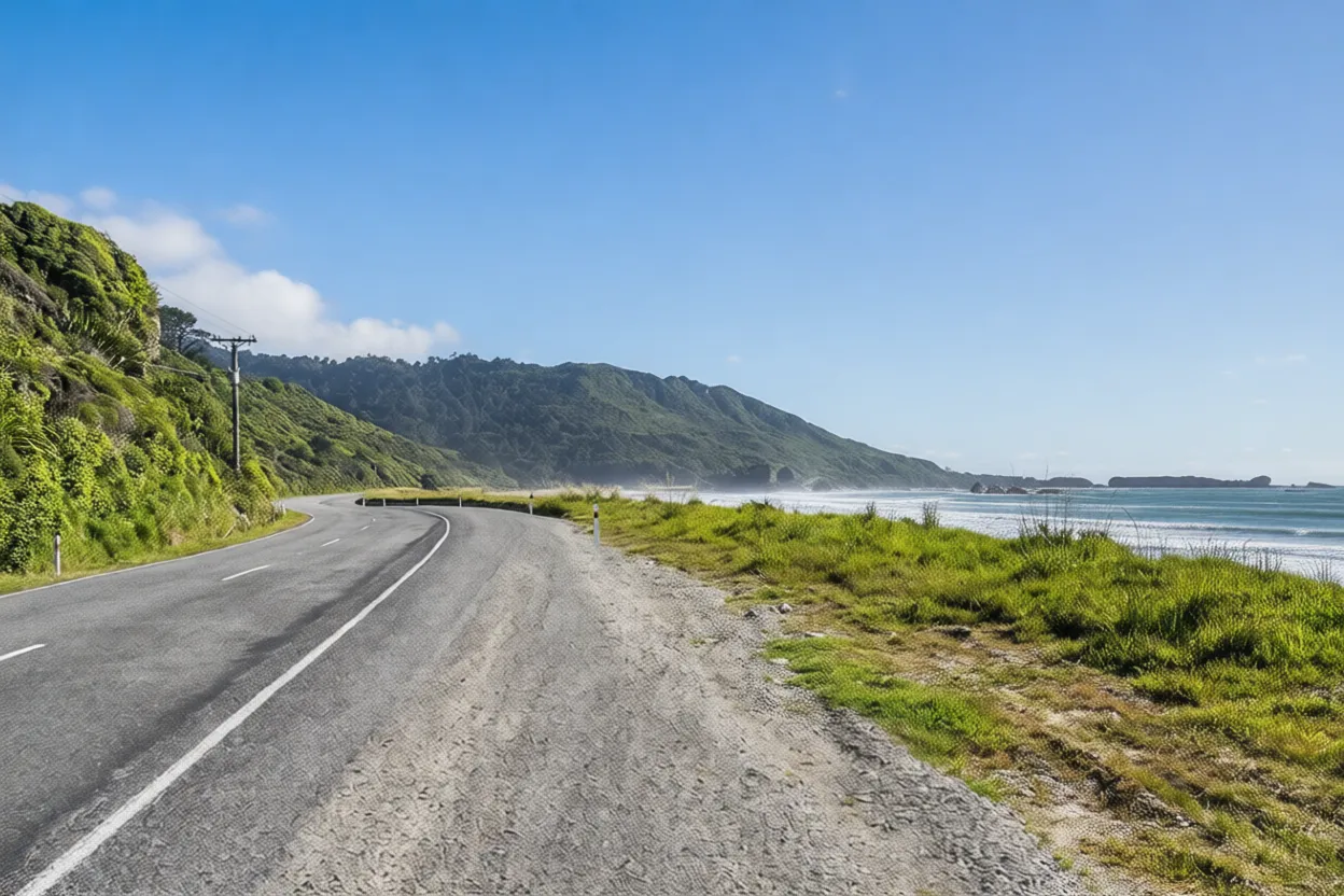 普纳凯基薄饼岩 State Highway 6 West Coast