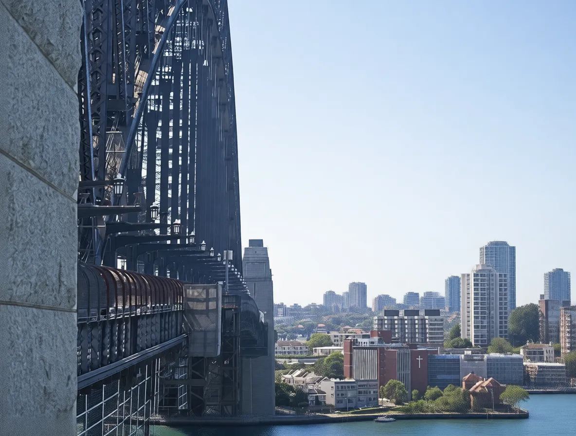 悉尼 Sydney Harbour Bridge pedestrian walkway