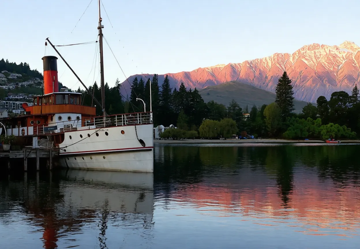 皇后镇 TSS Earnslaw steamship Queenstown