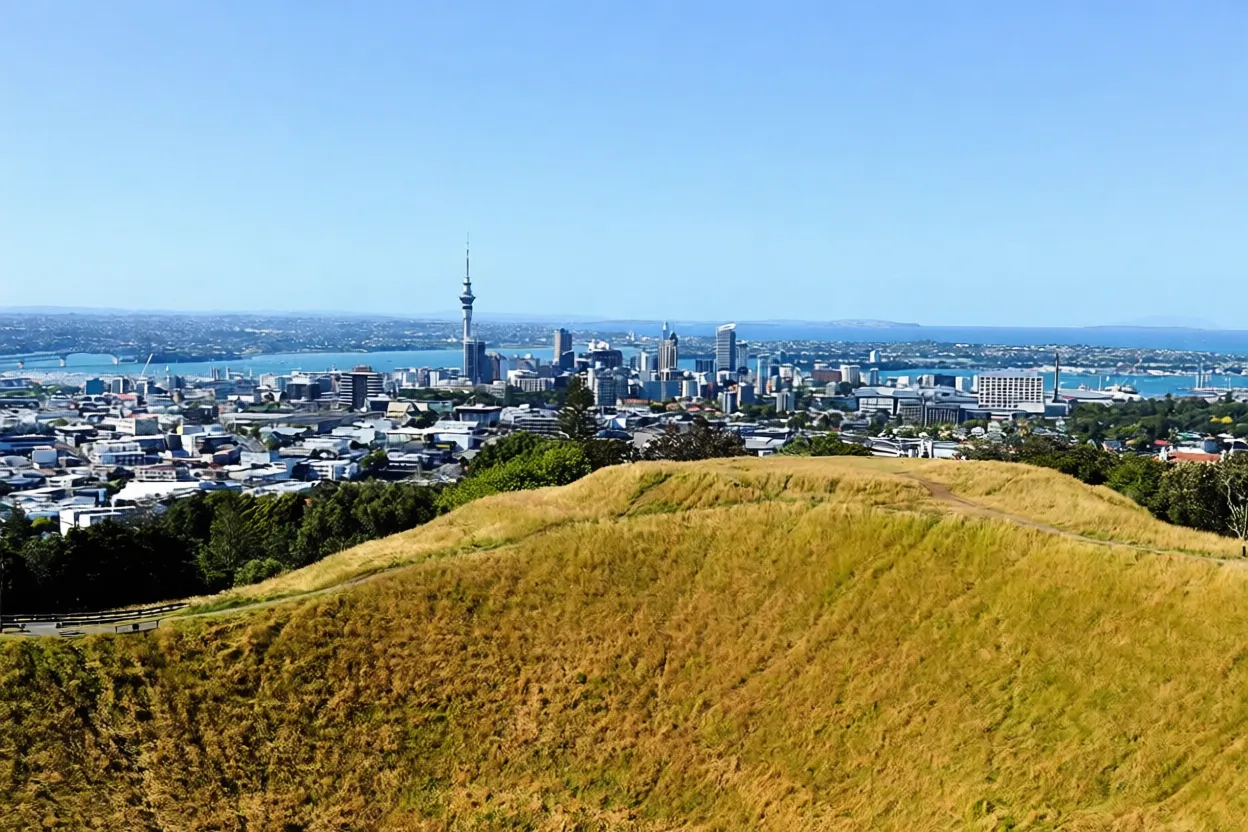 奥克兰 Mt Eden crater Auckland