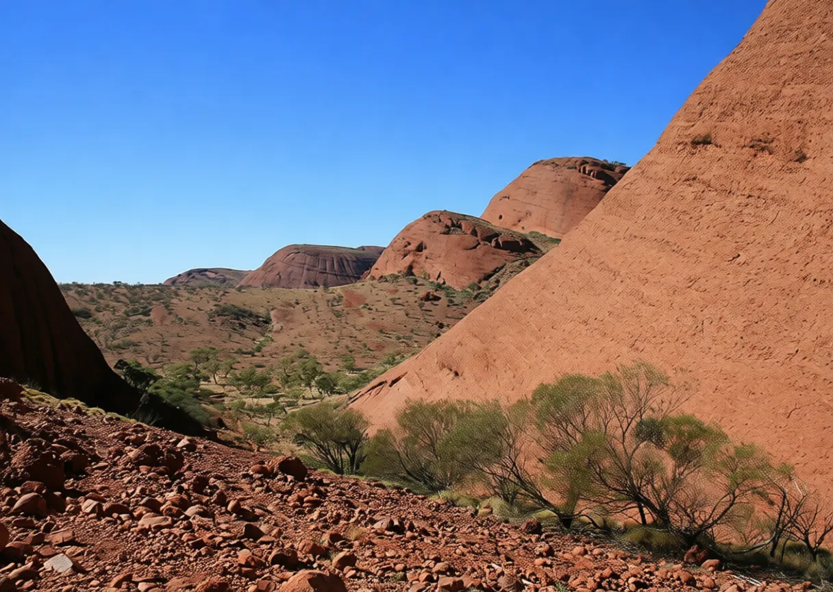 乌鲁鲁(艾尔斯岩) Valley of the Winds walk Kata Tjuta