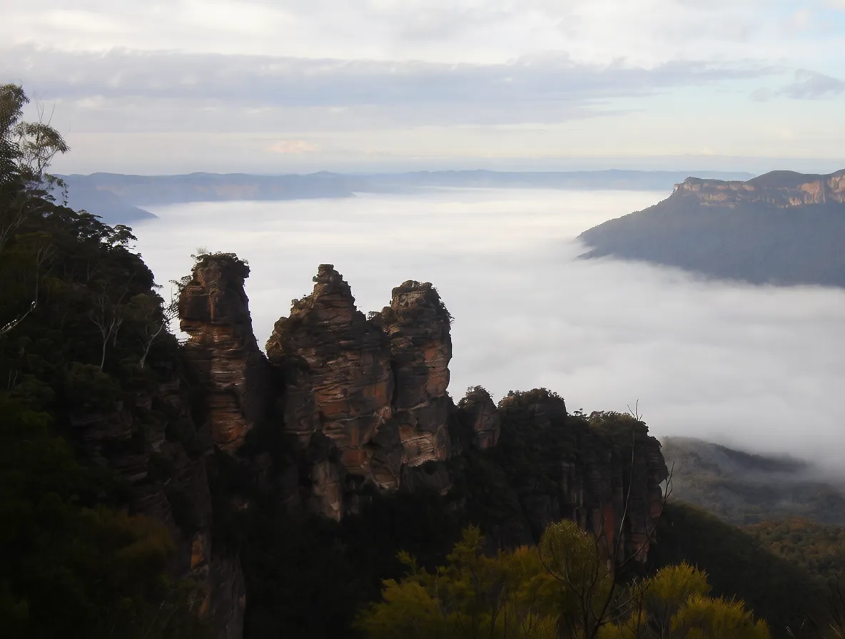 蓝山国家公园 Three Sisters Echo Point Blue Mountains