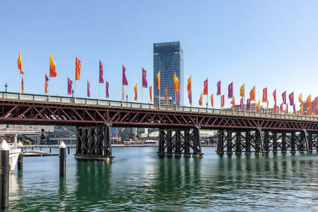 悉尼情人港 Pyrmont Bridge Sydney