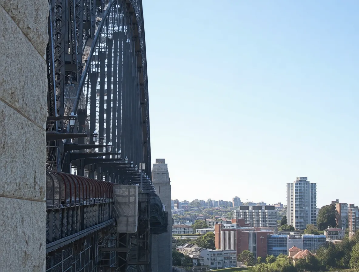 悉尼岩石区 Sydney Harbour Bridge pedestrian walkway